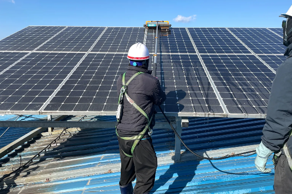 축사 태양광 청소 전용 핸디브러시