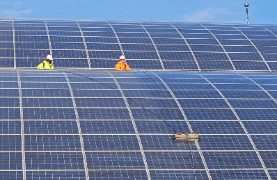 특수 태양광 청소