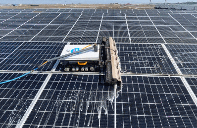 태양광 청소 로봇