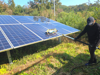 임야 태양광 청소